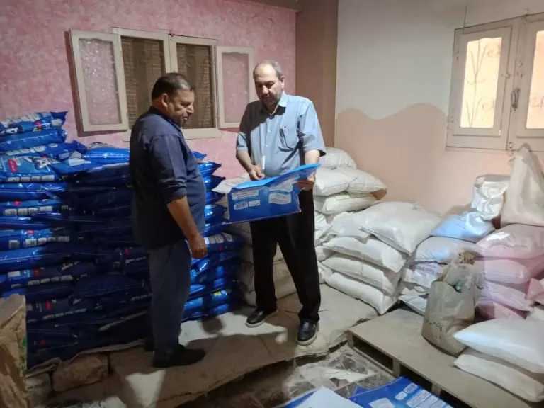 ضبط( 2.5)طن مواد مستخدمة في إنتاج مساحيق الغسيل مجهولة المصدربمركز بلبيس