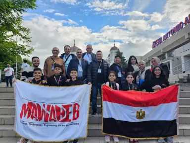فخر مصري عالمي.. فريق ”Mawaheb Leaders” يحصد على المركز الأول في بطولة العالم للروبوتات برومانيا