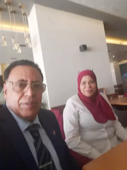 المستشار توني فؤاد والدكتورة فاتن فتحي