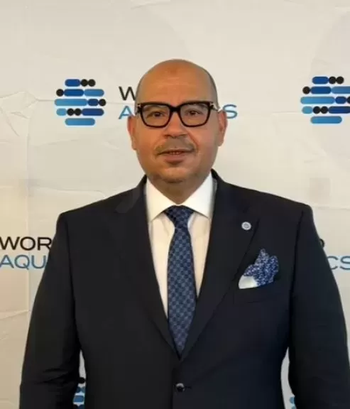 المهندس ياسر إدريس نائب رئيس الاتحاد الدولي للألعاب المائية