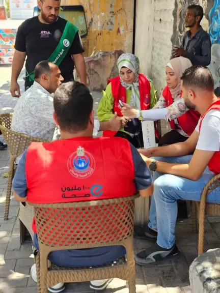 حملة ١٠٠ يوم صحة بالإسكندرية