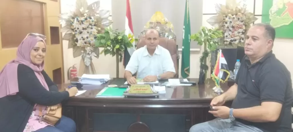 مراسلة الجريدة في حوار مع رئيس مجلس مدينة بلبيس