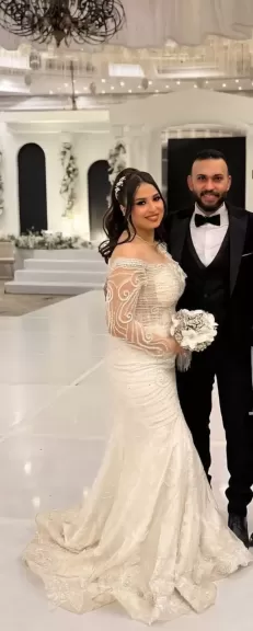 العروسين إيمان حسن ومحمد رفيق