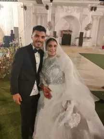 الإعلامية أميرة السمان تشارك الأستاذة زينب عبداللطيف فرحة زفاف نجلتها