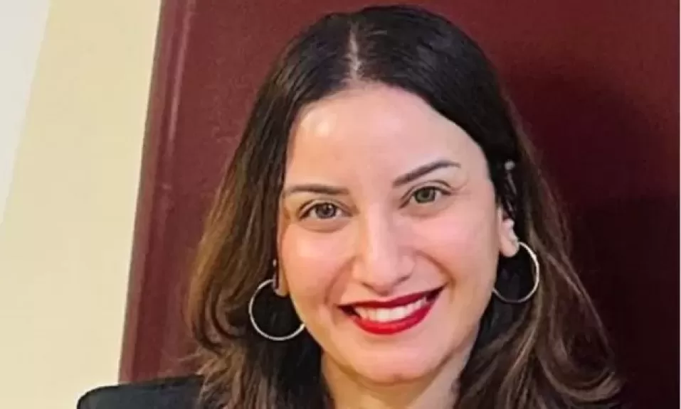 الدكتورة إيمان سالم، أمينة الاتصال السياسي بأمانة حزب المؤتمر بالقاهرة