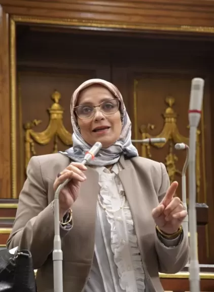 النائبة نجلاء العسيلي، عضو مجلس النواب