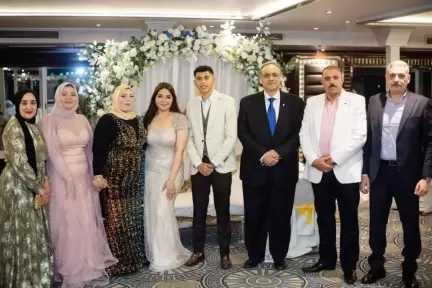 الكاتب الصحفي محمد يوسف يهنئ الدكتورة أماني الموجي بخطوبة نجلها