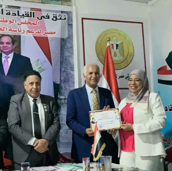 دكتورة فاتن فتحي والمستشار تونى فؤاد واللواء أحمد ونيس