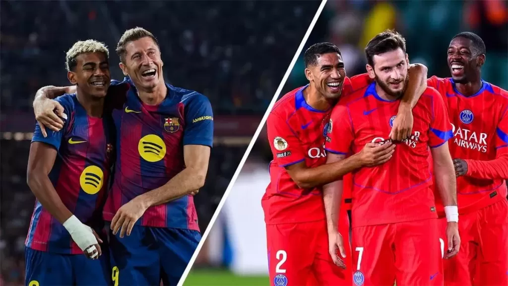 برشلونة وباريس سان جيرمان
