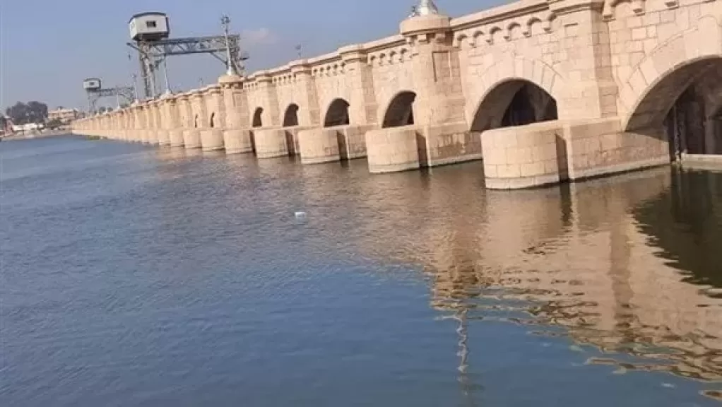 منسوب المياة بفرع رشيد