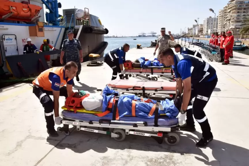 تجربة "مصر-11" لمحاكاة إنقاذ ركاب سفينة