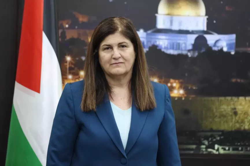 وزيرة الخارجية والمغتربين الفلسطينية فارسين شاهين