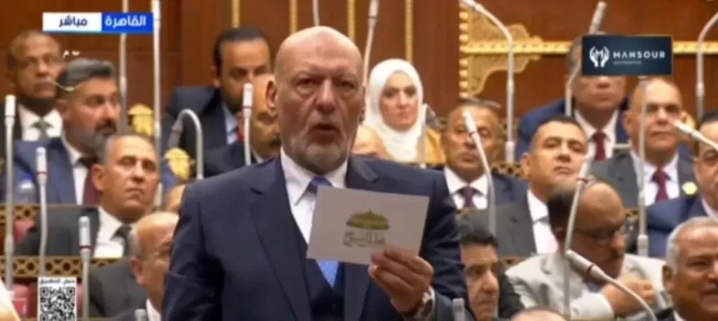 النائب المستشار حسين أبو العطا، رئيس حزب “المصريين”