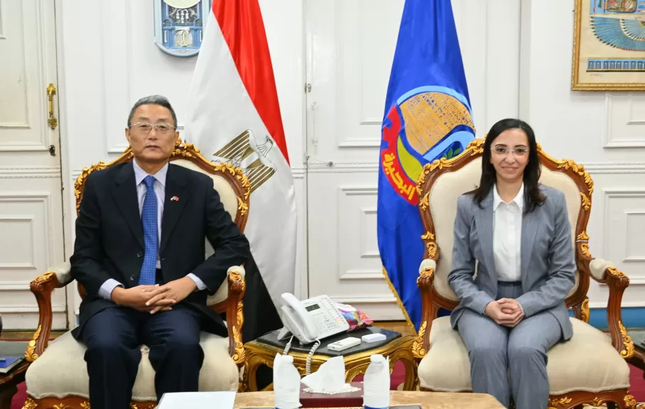 محافظ البحيرة تستقبل القنصل الصيني 