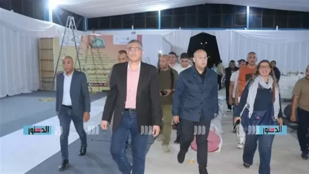 محافظ الجيزة خلال جولته