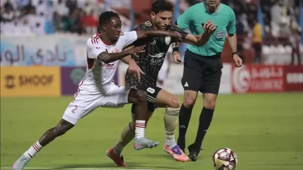 مباراة الوكرة والشمال في الدوري القطري