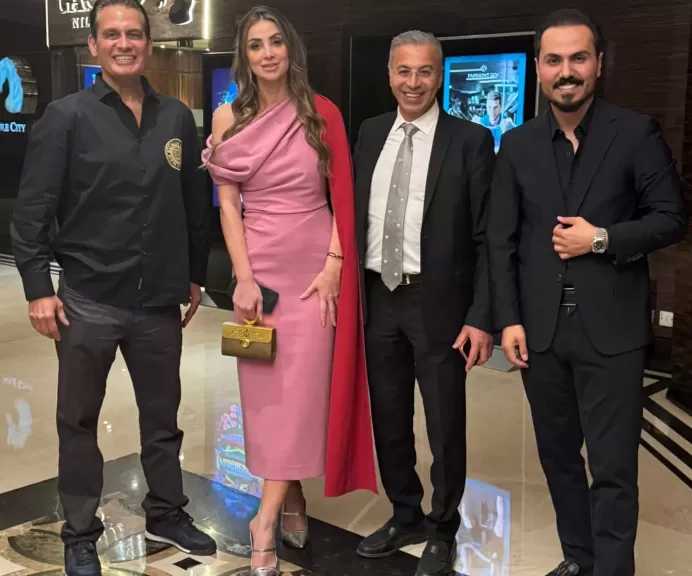 بحضور تامر أمين ونزار الفارس.. المستشار هيثم عباس يحتفل بعيد ميلاده