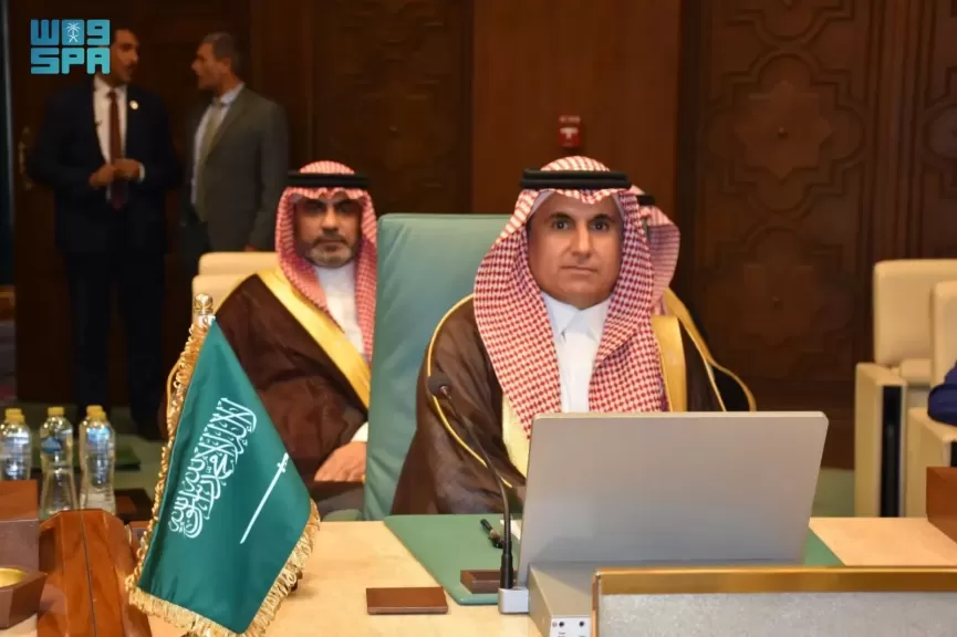 مندوب السعودية في جامعة الدول العربية السفير عبدالعزيز المطر