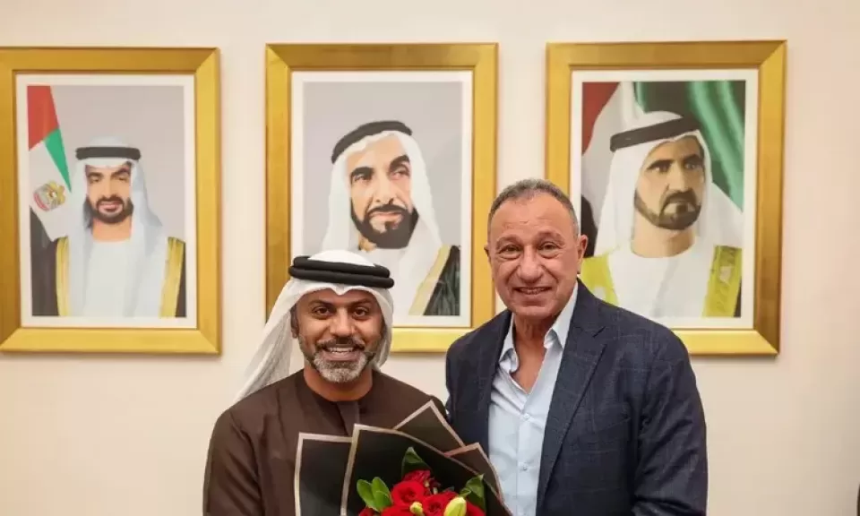 الخطيب يشكر سفير الإمارات في القاهرة