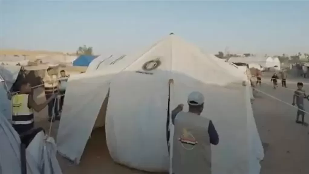 خيام بيت الزكاة في غزة