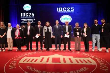 طلاب جامعة مصر للعلوم والتكنولوجيا يحصدون المركز الأول على مستوى الجمهورية في المسابقات العلمية