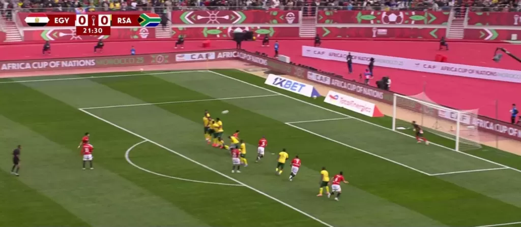 مباراة مصر وجنوب أفريقيا