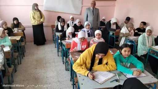 وكيل تعليم البحيرة يتفقد مدارس إدارة المحمودية التعليمية