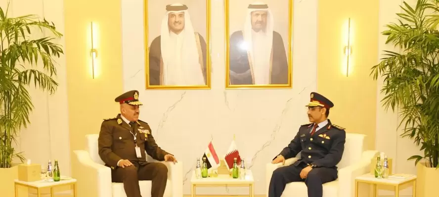 رئيس الأركان يعود لأرض الوطن عقب مشاركته في فعاليات معرض الدوحة للدفاع البحري ”ديمدكس-2026”