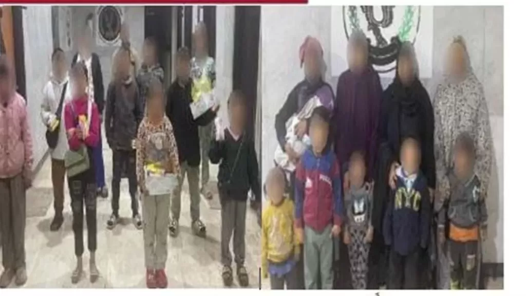 المتهمون والاطفال