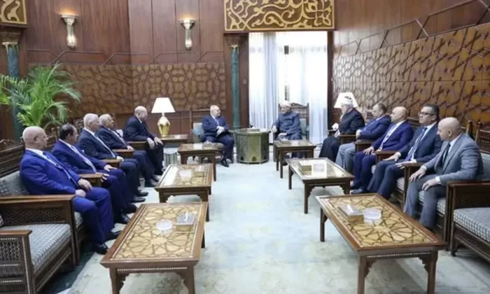 شيخ الأزهر يستقبل رئيس مجلس الدولة والوفد المرافق له بمقر المشيخة