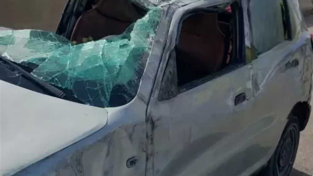 إصابة شخصين في حادث انقلاب سيارة ملاكى بطريق السخنة القطامية بالسويس