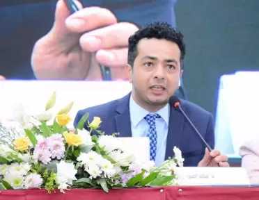 برقية شكر للدكتورخالد أمين نموذج العطاء الطبي بمستشفى الزهور بأكتوبر