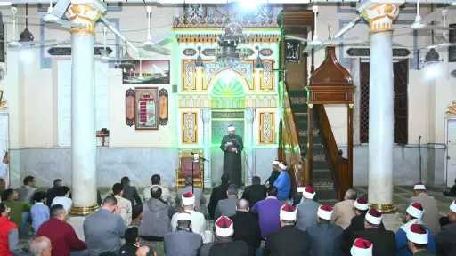 البحيرة تحتفل بذكرى ليلة النصف من شعبان من مسجد الحبشي بدمنهور