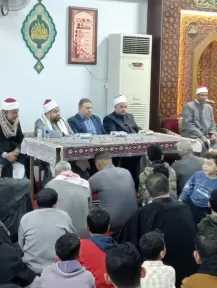 بدر تحتفل ليلة النصف من شعبان بمسجد عمر مكرم وسط حضور جماهيري وتنفيذي