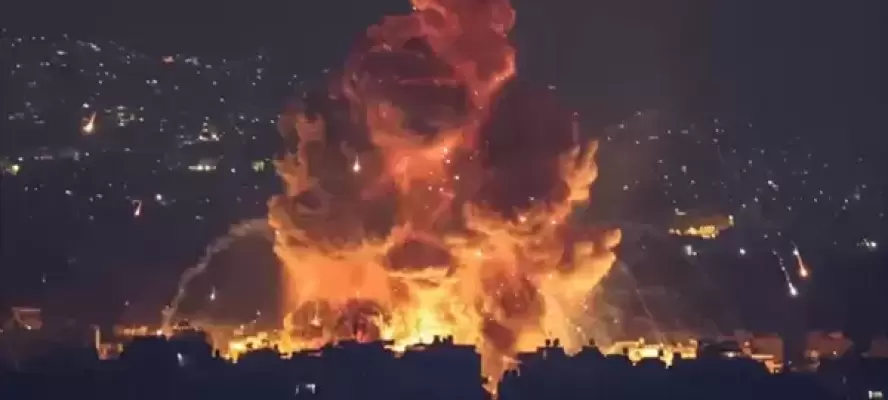 انفجارات ضخمة متتالية في مناطق مختلفة بالضفة الغربية وإسرائيل