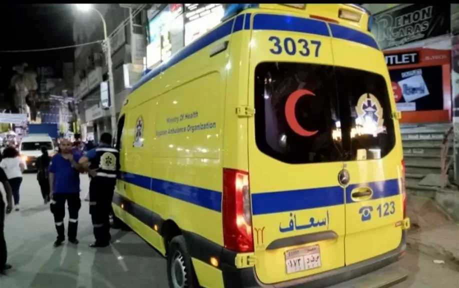 إصابة 4 مواطنين في تصادم سيارة نقل وأخرى ربع نقل بالطريق الصحراوي بالبحيرة