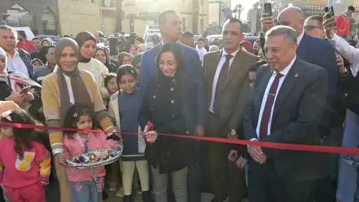 إفتتاح الحديقة الجديدة بدمنهور وسط المئات من الأطفال