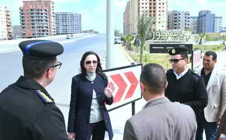 تطوير 3 مداخل رئيسية بمدينة دمنهور