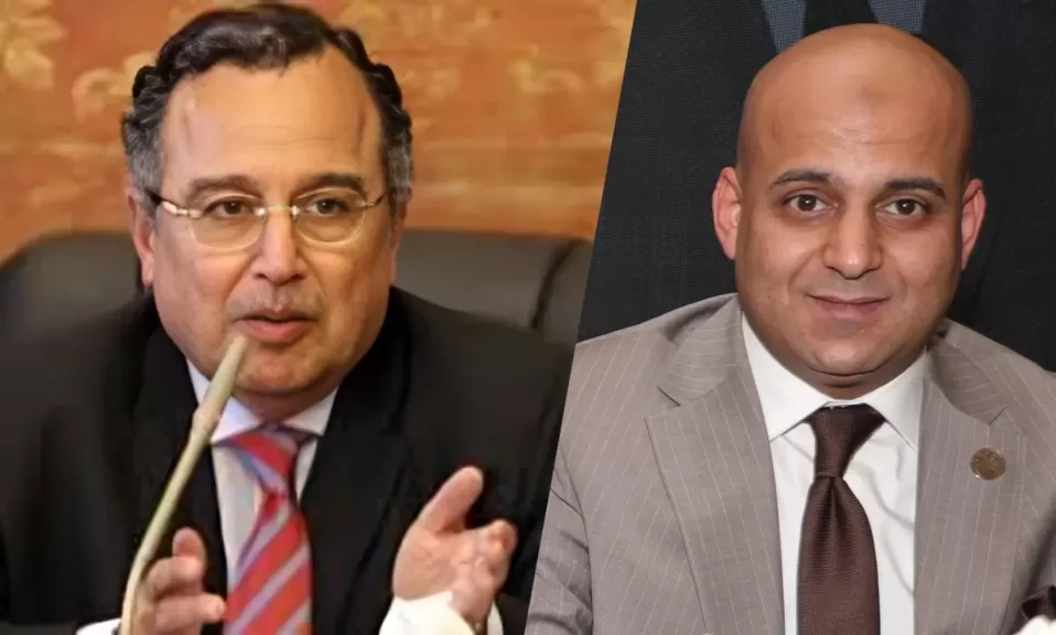 السفير نبيل فهمي والمهندس محمد ثروت