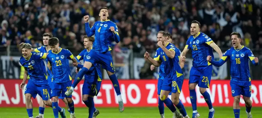 البوسنة والهرسك تقصي إيطاليا وتتأهل إلى كأس العالم 2026 بركلات الترجيح