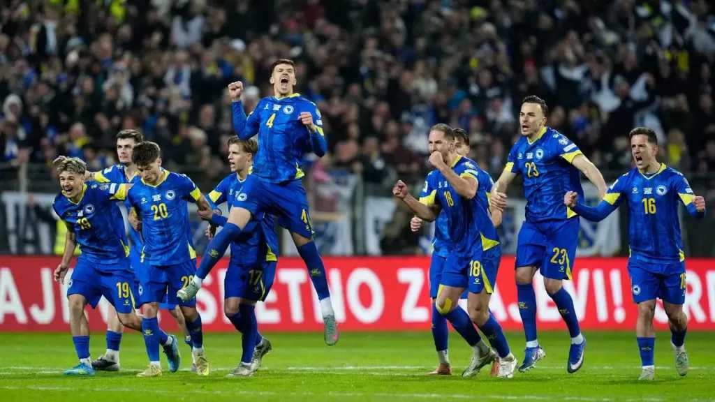 البوسنة والهرسك تقصي إيطاليا وتتأهل إلى كأس العالم 2026 بركلات الترجيح