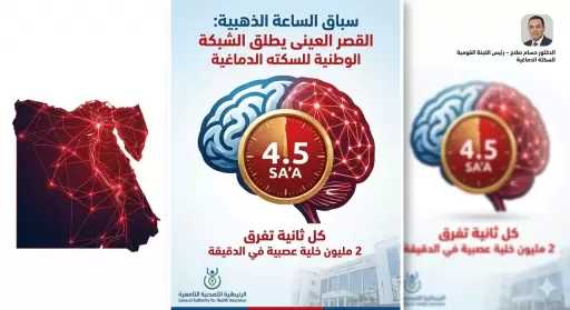 ”من الإدارة بالمكتب إلى الميدان.. (ساعة الحسم) تدمج الجامعات والجيش والشرطة مع الصحة في أكبر منظومة لإنقاذ مرضى المخ.”