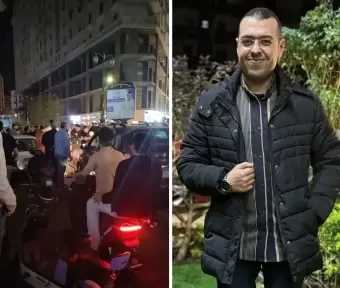 مصرع شاب دهسته سيارة مسرعة أمام مستشفى العيون بدمنهور أثناء سيره برفقة زوجته وأطفاله