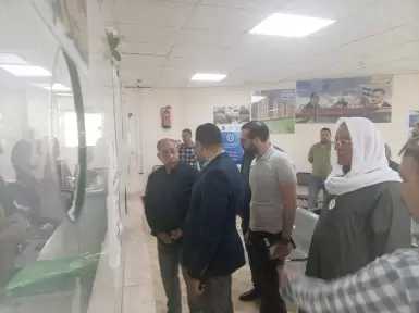 نائب محافظ السويس يتفقد المراكز التكنولوجية بالأحياء لمتابعة الخدمات