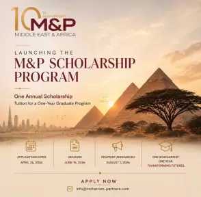 مجموعة” إم آند بي” تطلق منحة دراسية لدعم قادة المستقبل في الشرق الأوسط وإفريقيا