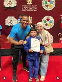 عمر أيمن يحصد الميدالية الذهبية في بطولة الجمهورية للجودو 2017