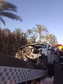 الفرح تحول إلى مأتم.. مصرع شقيقة عروس وإصابة العريس إثر انقلاب سيارة زفاف بالطريق الساحلي بالبحيرة