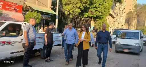 نائب محافظ الجيزة تقود حملة موسعة بالعجوزة لإعادة الانضباط للشارع