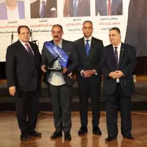 محافظ الجيزة يشهد احتفالية الاتحاد المحلي لعمال الجيزة لتكريم 300 عامل
