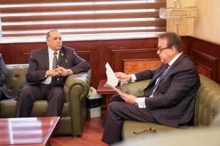 وزير الصحة يستقبل نقيب المحامين لبحث تعزيز الرعاية الصحية لـ600 ألف محامٍ وأسرهم